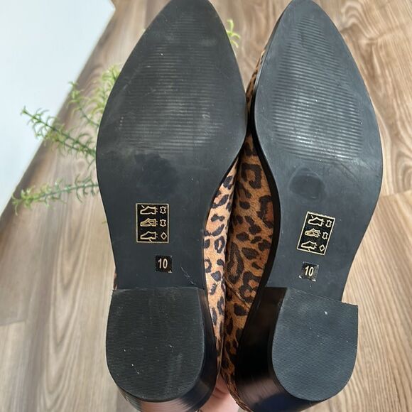 NWOT ZIGI NY ARTISAN LEOPARD ADAL POINTED TOE LOAFER SIZE 10 - Picture 10 of 11